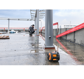 geo-FENNEL FL 275HV Tracking Rotating Laser Level with FR 77 MM Laser Receiver